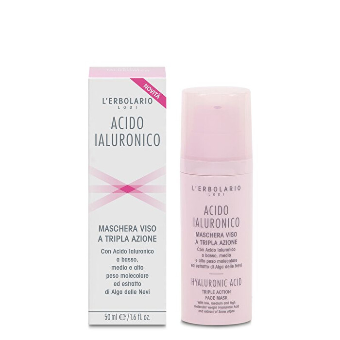 ACIDO IALURONICO MASCHERA VISO A TRIPLA AZIONE 50 ML - farmachicca