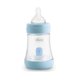 CHICCO BIBERON PERFECT 5 BOY 150 ML IN SILICONE 1 FORO - farmachicca