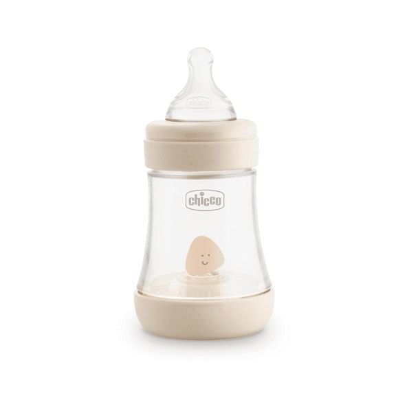 CHICCO BIBERON PERFECT 5 UNISEX 150 ML IN SILICONE 1 FORO - farmachicca