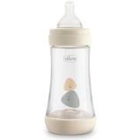 CHICCO BIBERON PERFECT 5 UNISEX 240 ML IN SILICONE 2 FORI - farmachicca