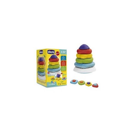 CHICCO GIOCO 2 IN 1 TORRE DEGLI ANELLI - farmachicca
