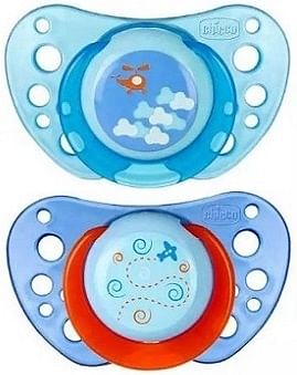 CHICCO SUCCHIETTO LIGHT BOY SILICONE 16-36 MESI 2 PEZZI - farmachicca