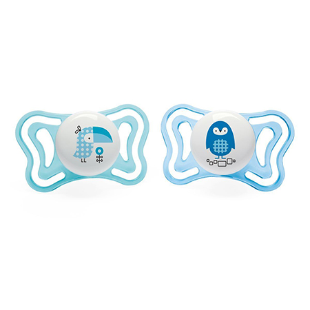 CHICCO SUCCHIETTO LIGHT BOY SILICONE 6-16 MESI 2 PEZZI - farmachicca