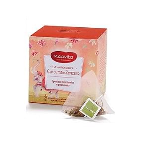 TISANA NEAVITA FILTROSCRIGNO CURCUMA E ZENZERO BIO 15 FILTRI X 3 G - farmachicca