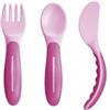 6AM BABYS CUTLERY 6+ FEMMINA - farmachicca