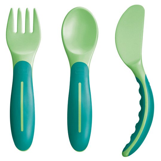 MAM BABYS CUTLERY 6+ NEUTRO - farmachicca