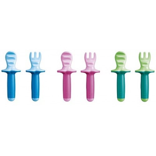 MAM DIPPER SET MINI POSATINE Verdi o Rosa o Azzurre  - farmachicca