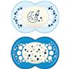 MAM SUCCHIETTO ORIGINAL NIGHT 16+ SILICONE MASCHIO 2 PEZZI - farmachicca