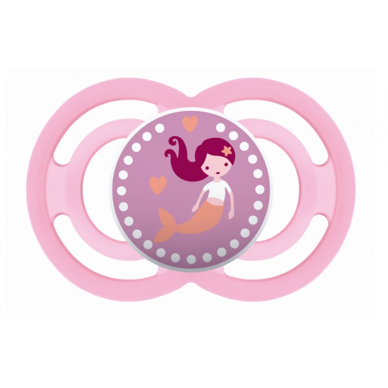 MAM SUCCHIETTO PERFECT 6+ MESI SILICONE SINGLE BOX FEMMINA - farmachicca