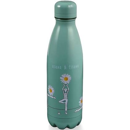 NEAVITA BOTTIGLIA THERMOS VIAGGIO MEDITAZIONE IN ACCIAIO INOX DA 500 ML - farmachicca