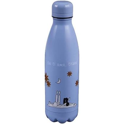 NEAVITA BOTTIGLIA THERMOS VIAGGIO ROMANTICO IN ACCIAIO INOX DA 500 ML - farmachicca