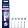 ORALB SENSITIVE CLEAN EB60 TESTINE PER SPAZZOLINO ELETTRICO 5 PEZZI - farmachicca