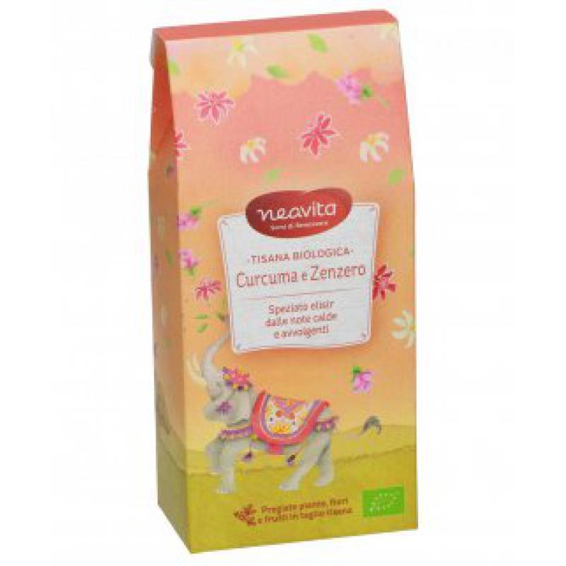 NEAVITA RICARICA TISANA CURCUMA E ZENZERO BIO 80 G - farmachicca