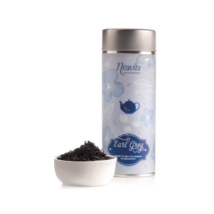 NEAVITA SILVER TIN EARL GREY NEW 80 G - farmachicca