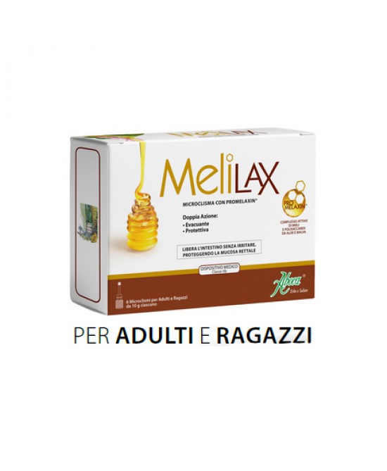 MELILAX ADULTI MICROCLISMI 6 PEZZI 10 G - farmachicca