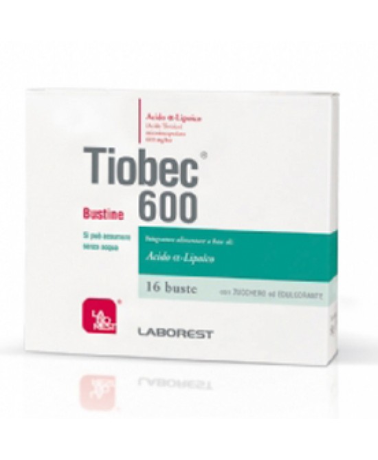 TIOBEC 600 16 BUSTINE OROSOLUBILI - farmachicca
