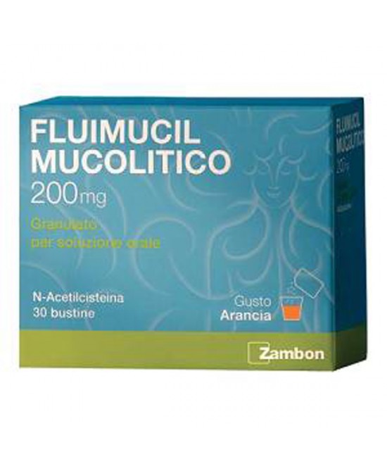FLUIMUCIL MUCOL*OS 30BUST200MG - farmachicca