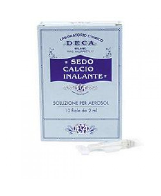 SEDO CALCIO INALANTE SOLUZIONE AEROSOL 10 FIALE 2 ML - farmachicca