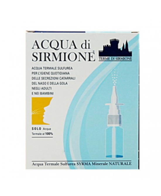ACQUA SIRMIONE MINERALE NATURALE 6 FIALE 15 ML - farmachicca