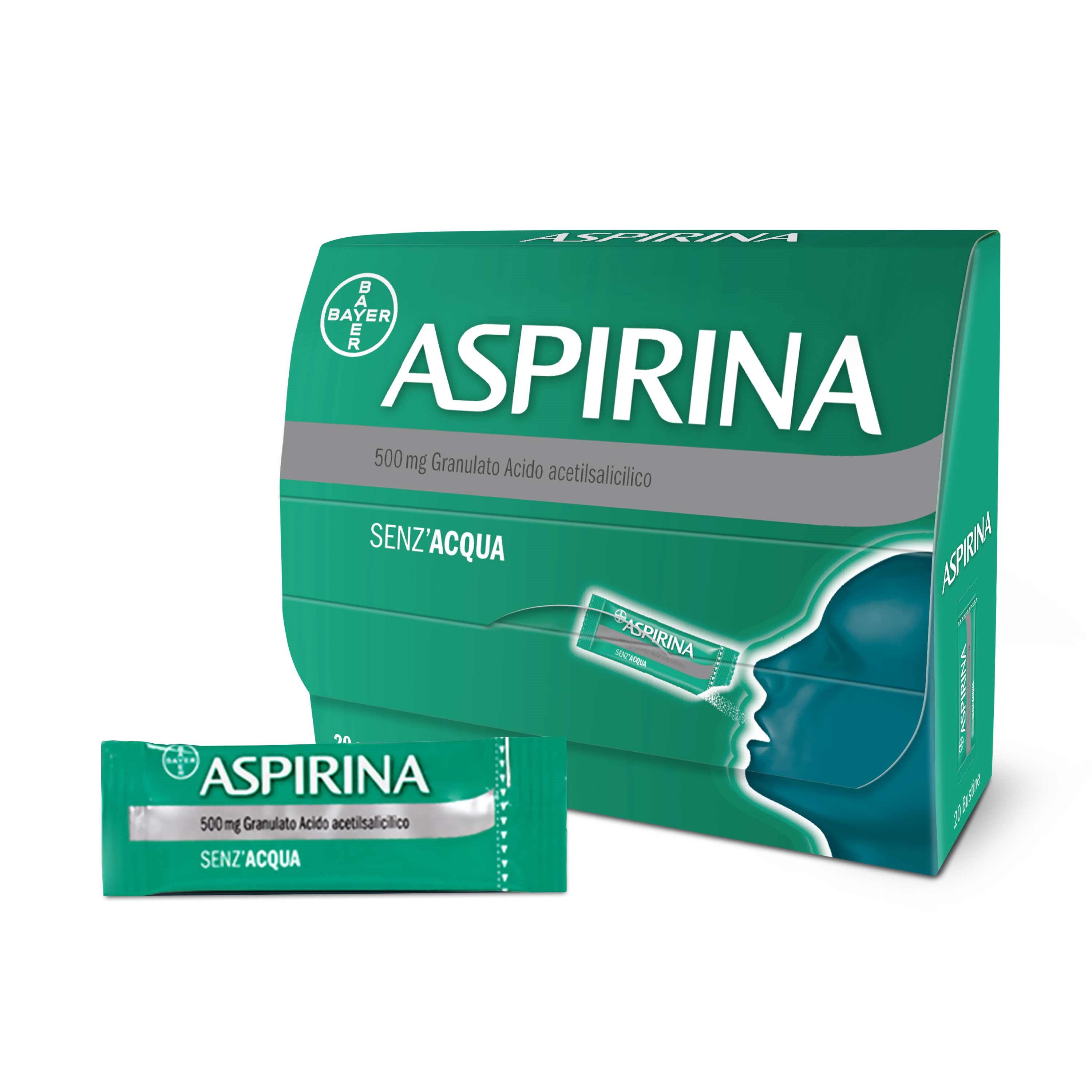 ASPIRINA*OS GRAT 20BUST 500MG - farmachicca