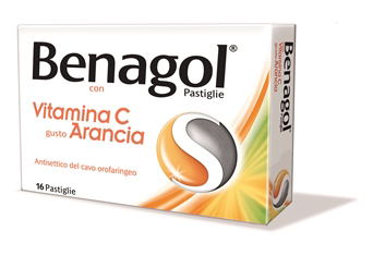 BENAGOL VIT C*16PAST ARANCIA - farmachicca