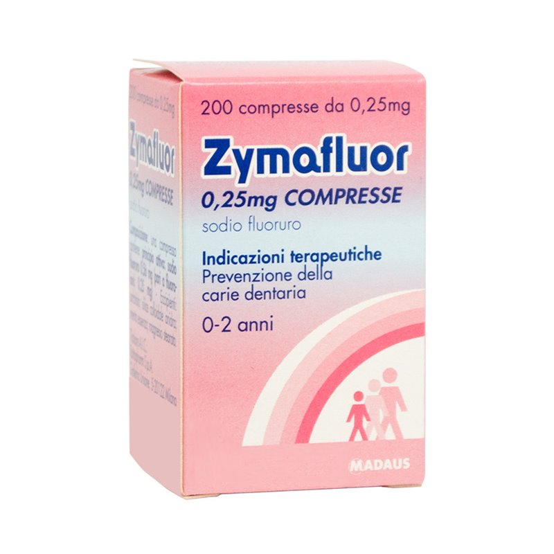 ZYMAFLUOR*200CPR 0,25MG - farmachicca