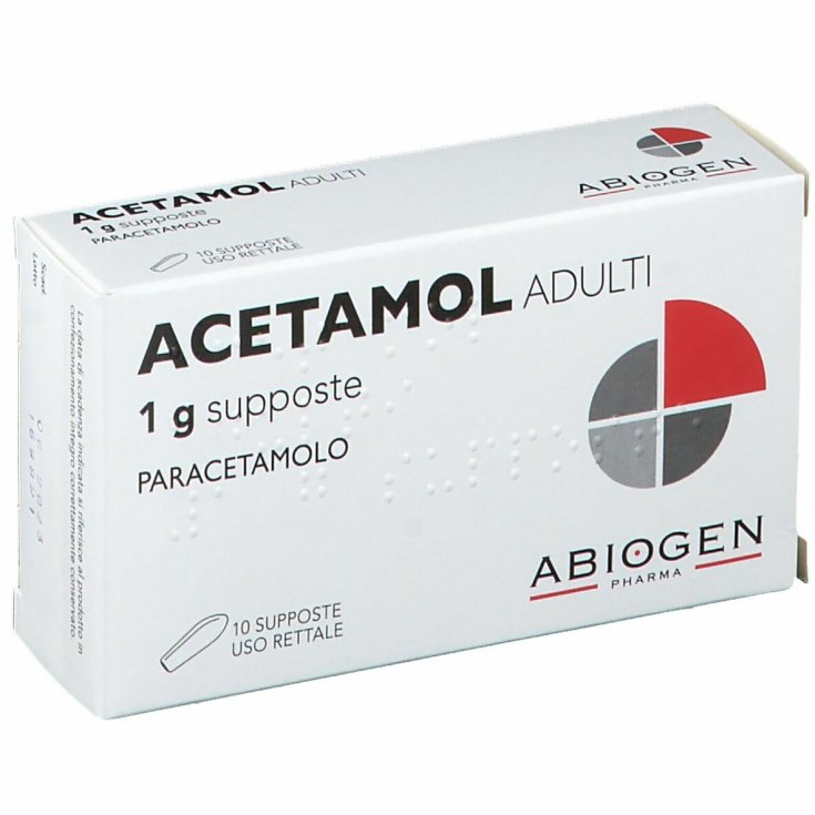 ACETAMOL*AD 10SUPP 1G - farmachicca