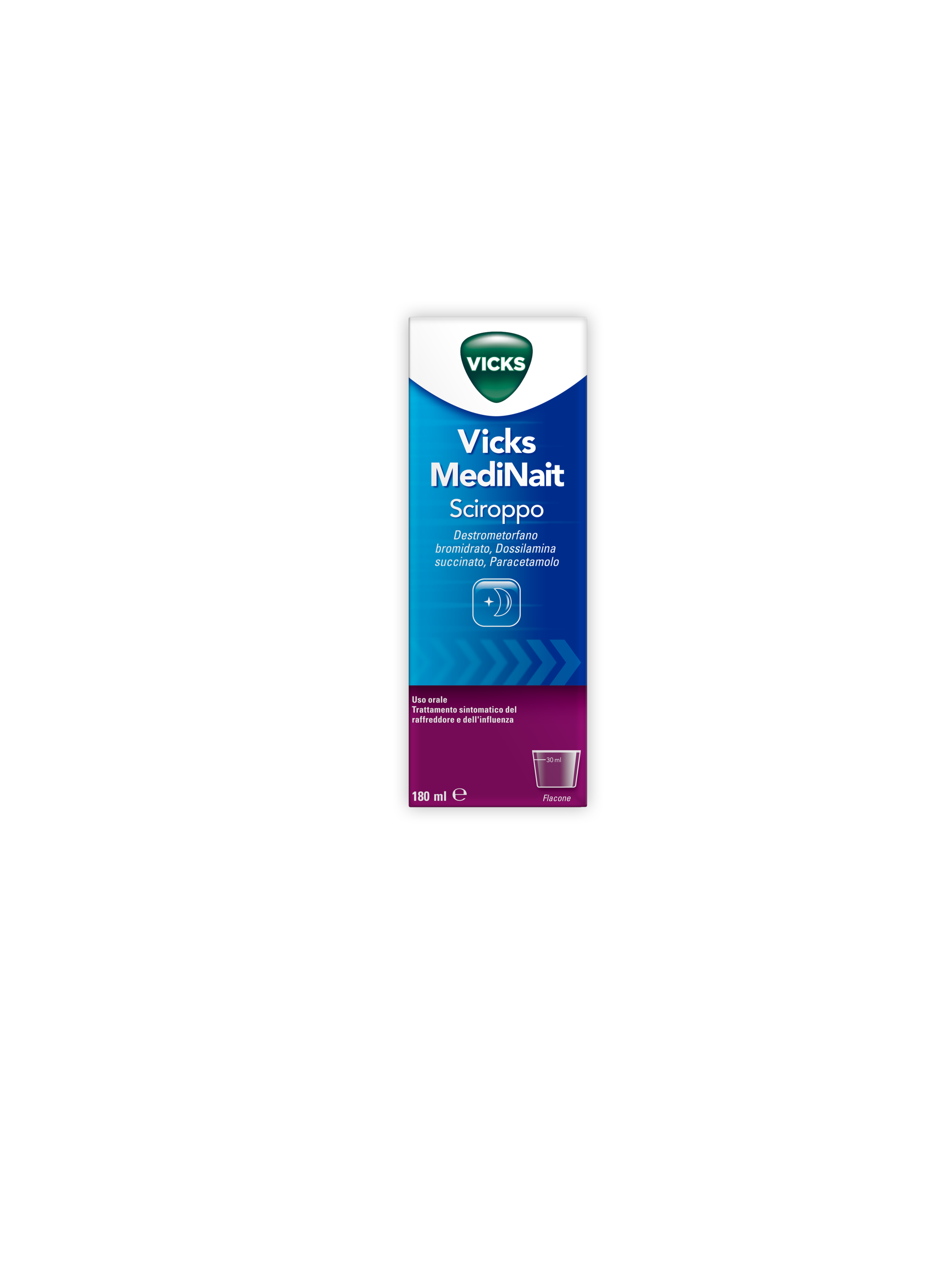 VICKS MEDINAIT*SCIR 180ML - farmachicca