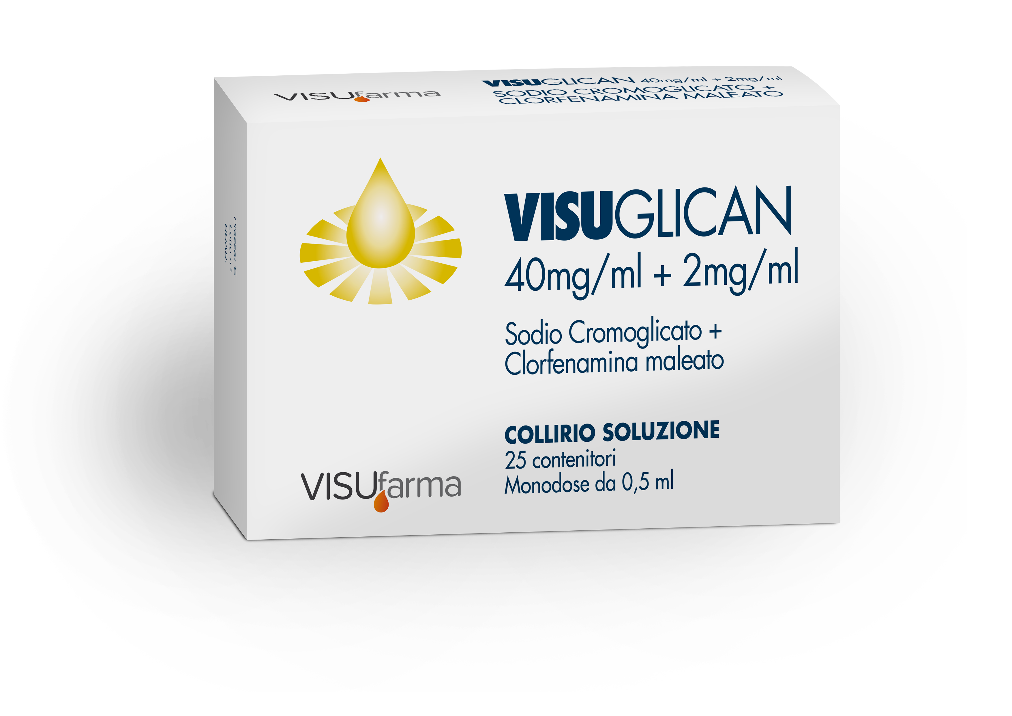 VISUGLICAN*COLL 25D 40+2MG/ML - farmachicca