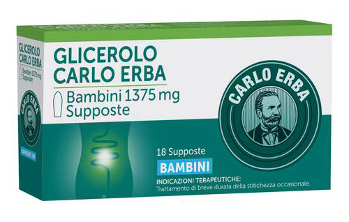 GLICEROLO*BB 18SUPP 1375MG - farmachicca