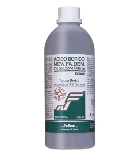 ACIDO BORICO NEW F*3% FL 500ML - farmachicca