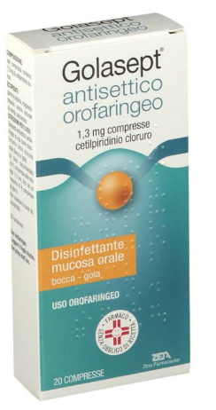GOLASEPT ANT ORO*20CPR 1,3MG - farmachicca
