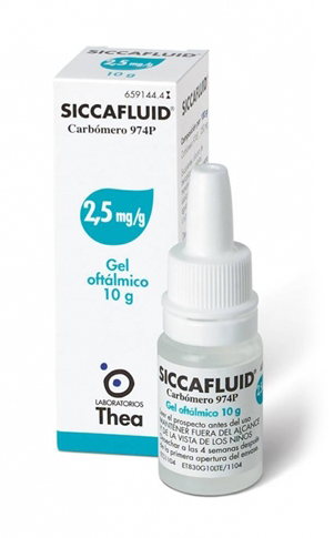 SICCAFLUID*GEL OFT 10G 2,5MG/G - farmachicca
