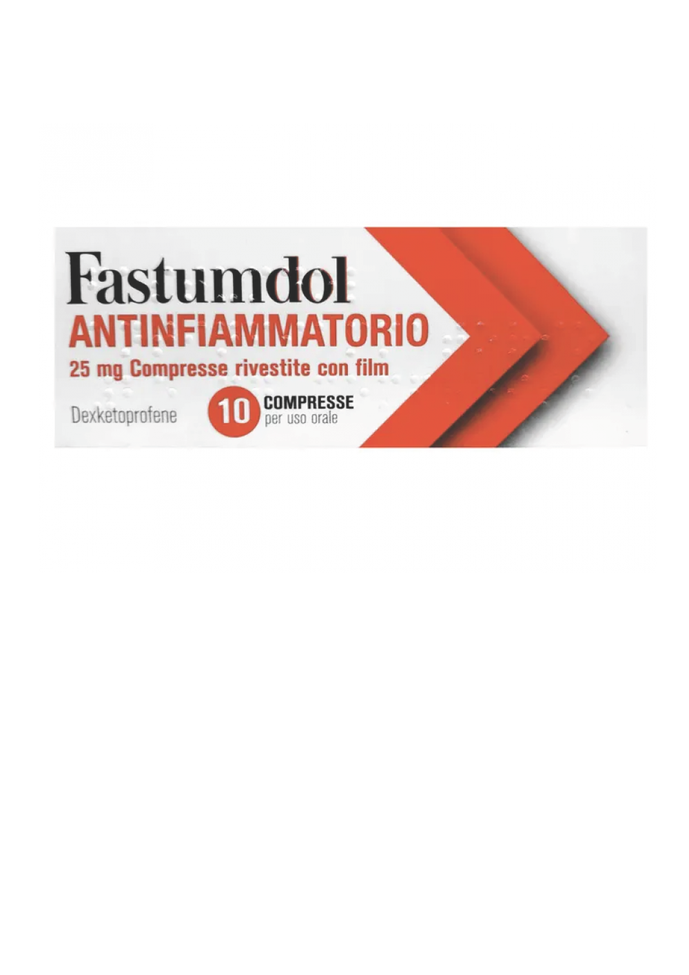 FASTUMDOL ANTINF*10CPR 25MG - farmachicca
