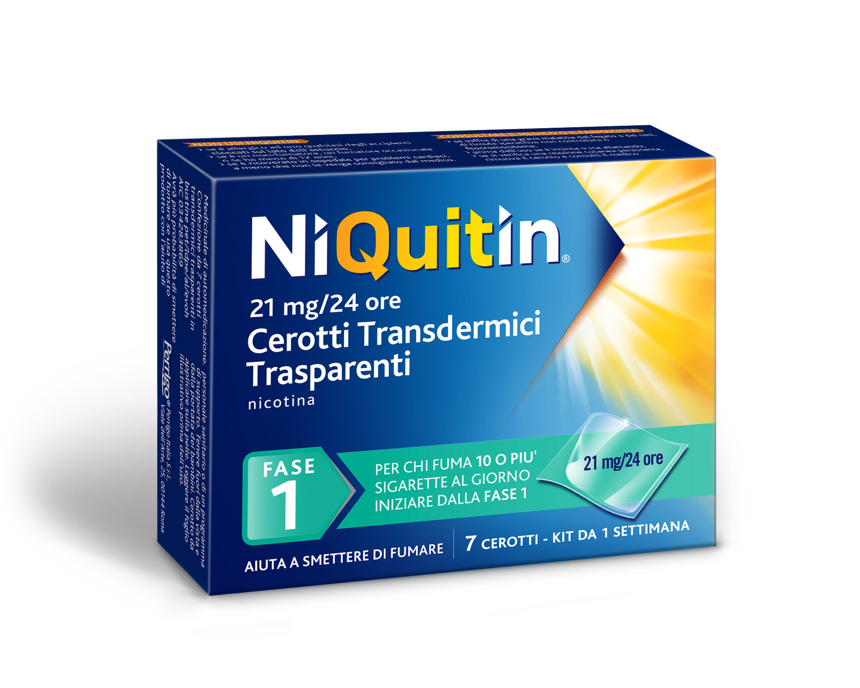 NIQUITIN*7CER TRANSD 21MG/24H - farmachicca
