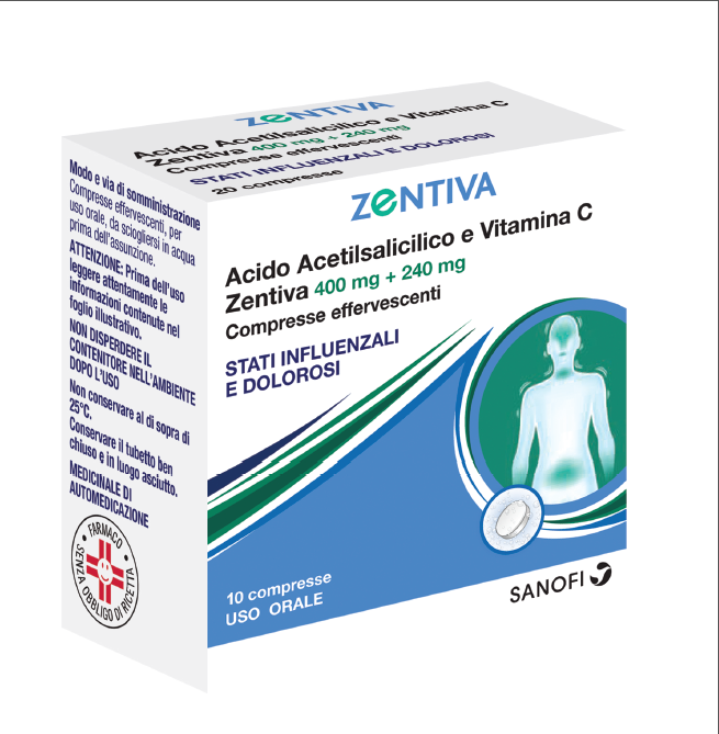 ACIDO ACETILS VIT C ZEN*10CPR - farmachicca
