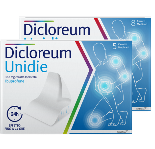 DICLOREUM UNIDIE*8CER 136MG24H - farmachicca