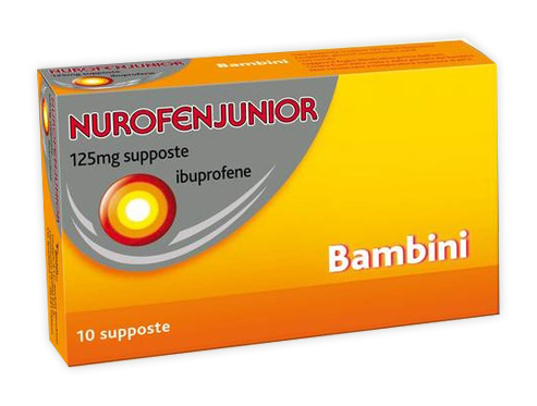NUROFENJUNIOR*10SUPP 125MG - farmachicca