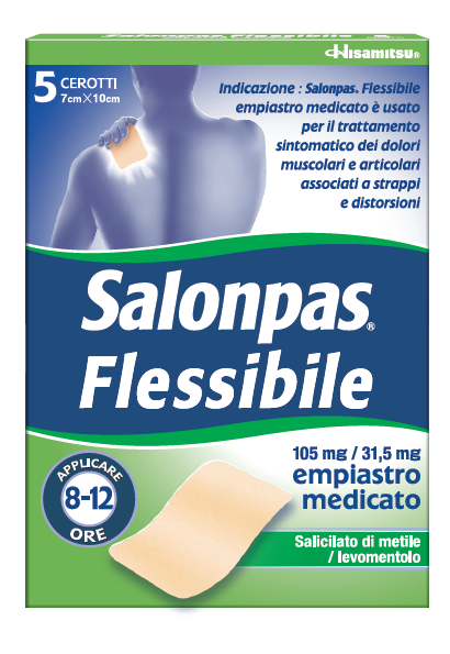 SALONPAS FLESSIBILE*5CER7x10CM - farmachicca