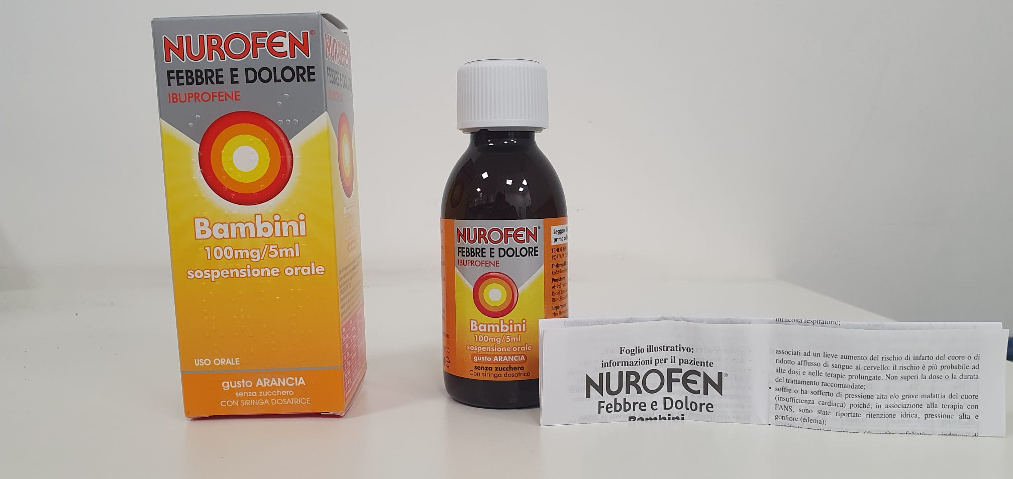 NUROFEN FEBBRE D*BB100MG/5ML A - farmachicca