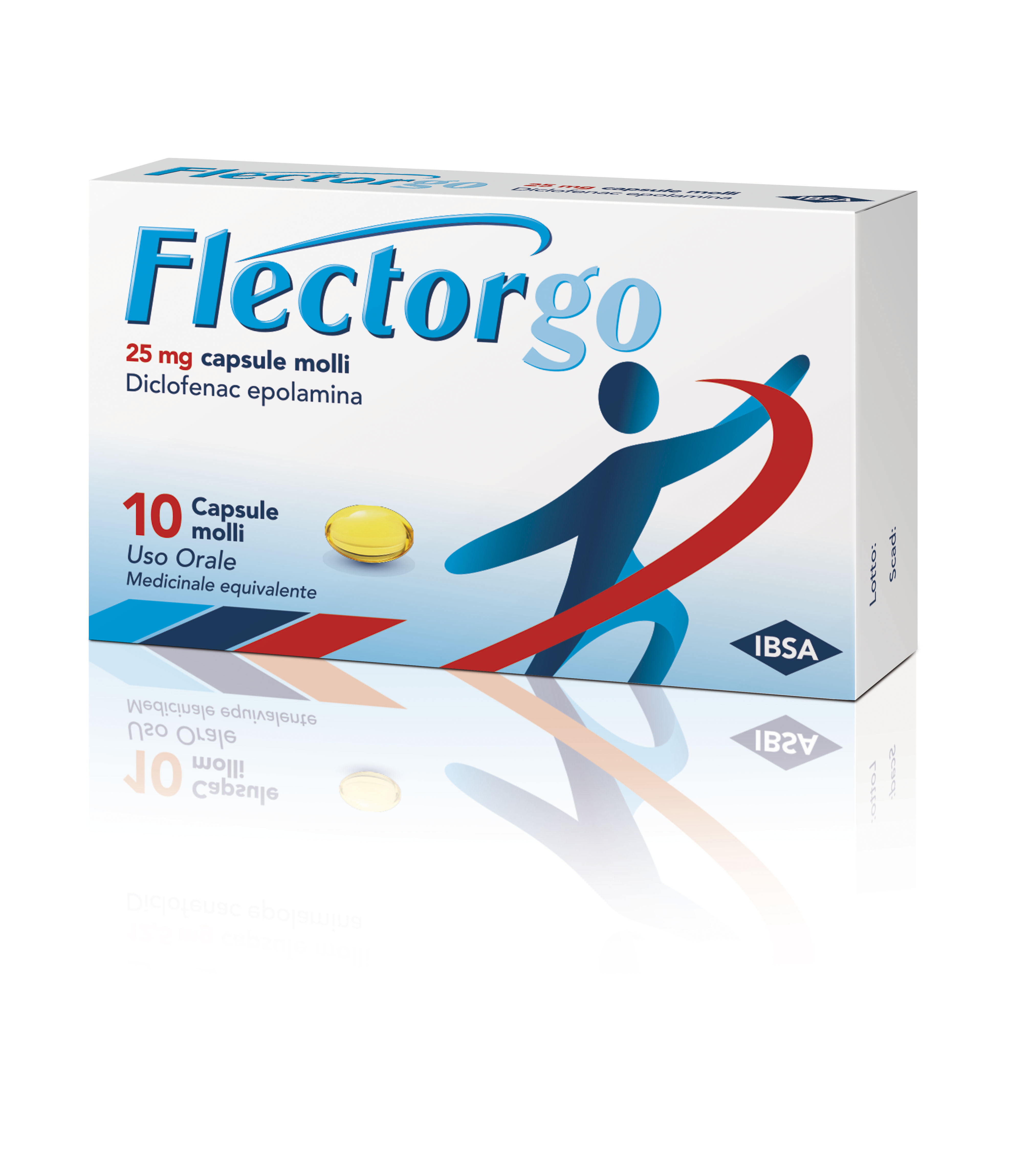 FLECTORGO*10CPS MOLLI 25MG - farmachicca