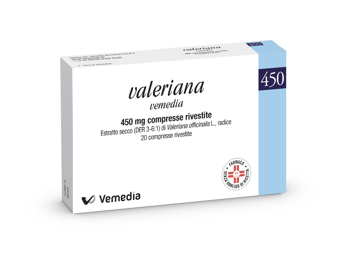 VALERIANA VEMEDIA*20CPR RIV450 - farmachicca