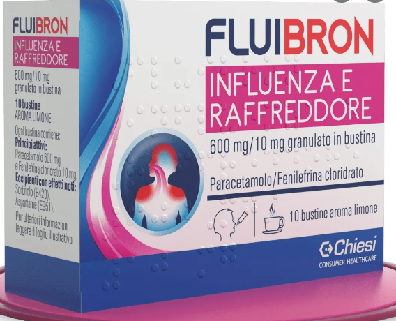 FLUIBRON INFLUENZA E RAFF*10BS - farmachicca