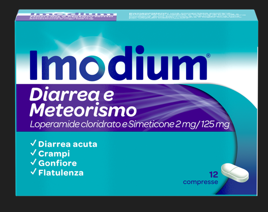 IMODIUM DIARREA E METEOR*12CPR - farmachicca