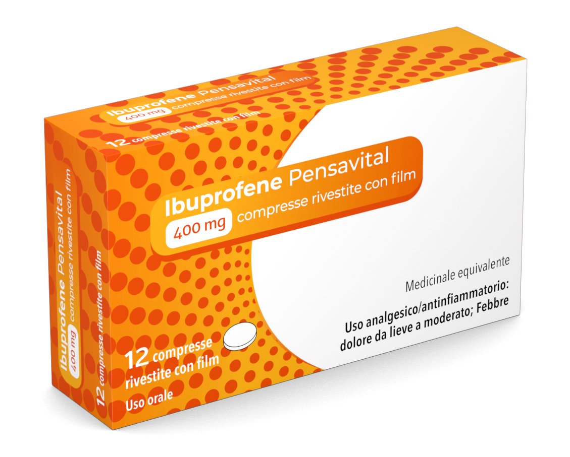 IBUPROFENE PENSA*12CPR 400MG - farmachicca