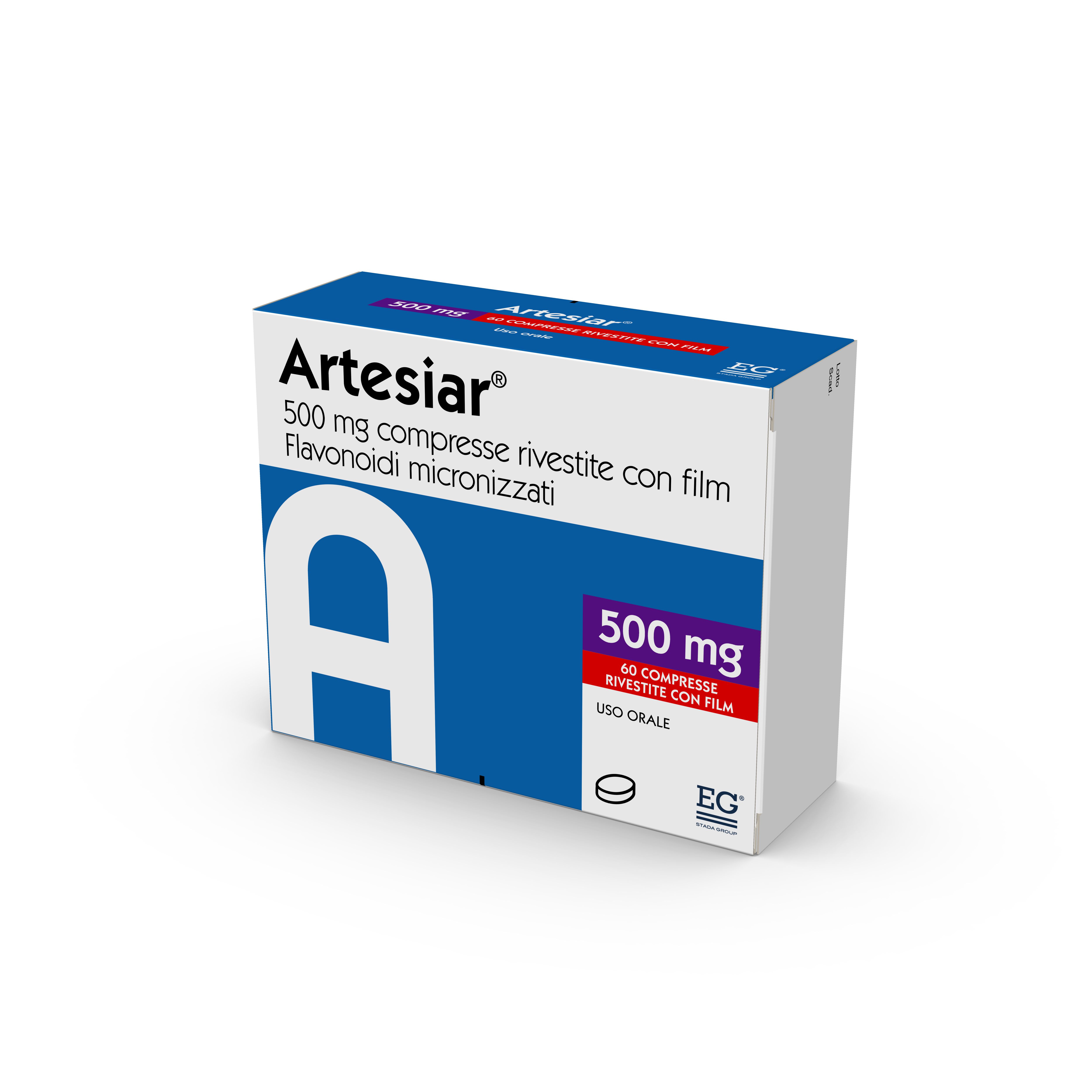 ARTESIAR*60CPR RIV 500MG - farmachicca