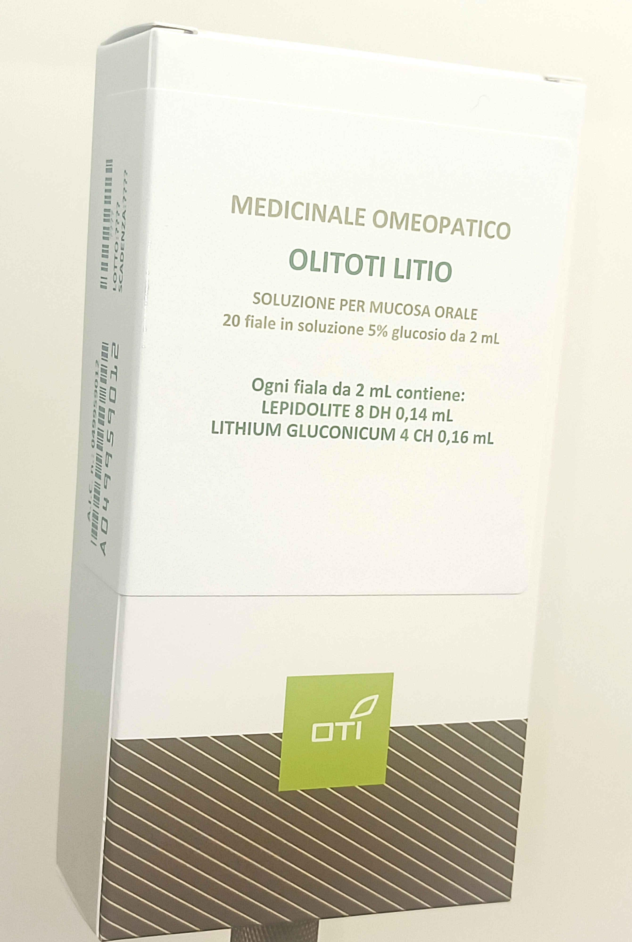 OLITOTI LITIO*OS 20F 5% 2ML - farmachicca