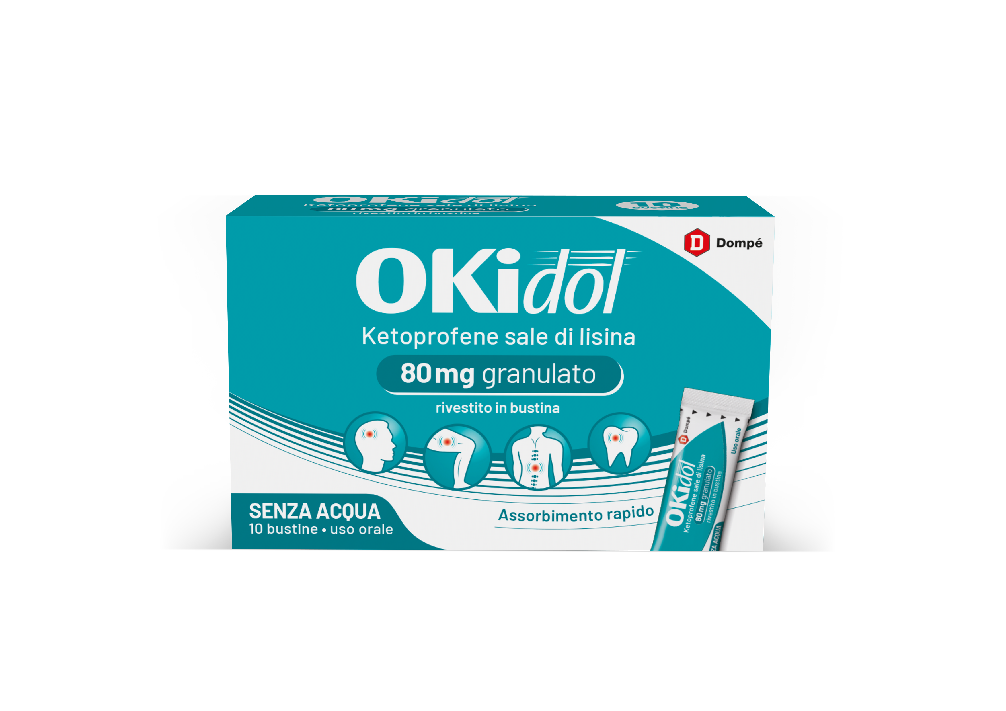 OKIDOL*OS GRAT 10BUST 80MG - farmachicca