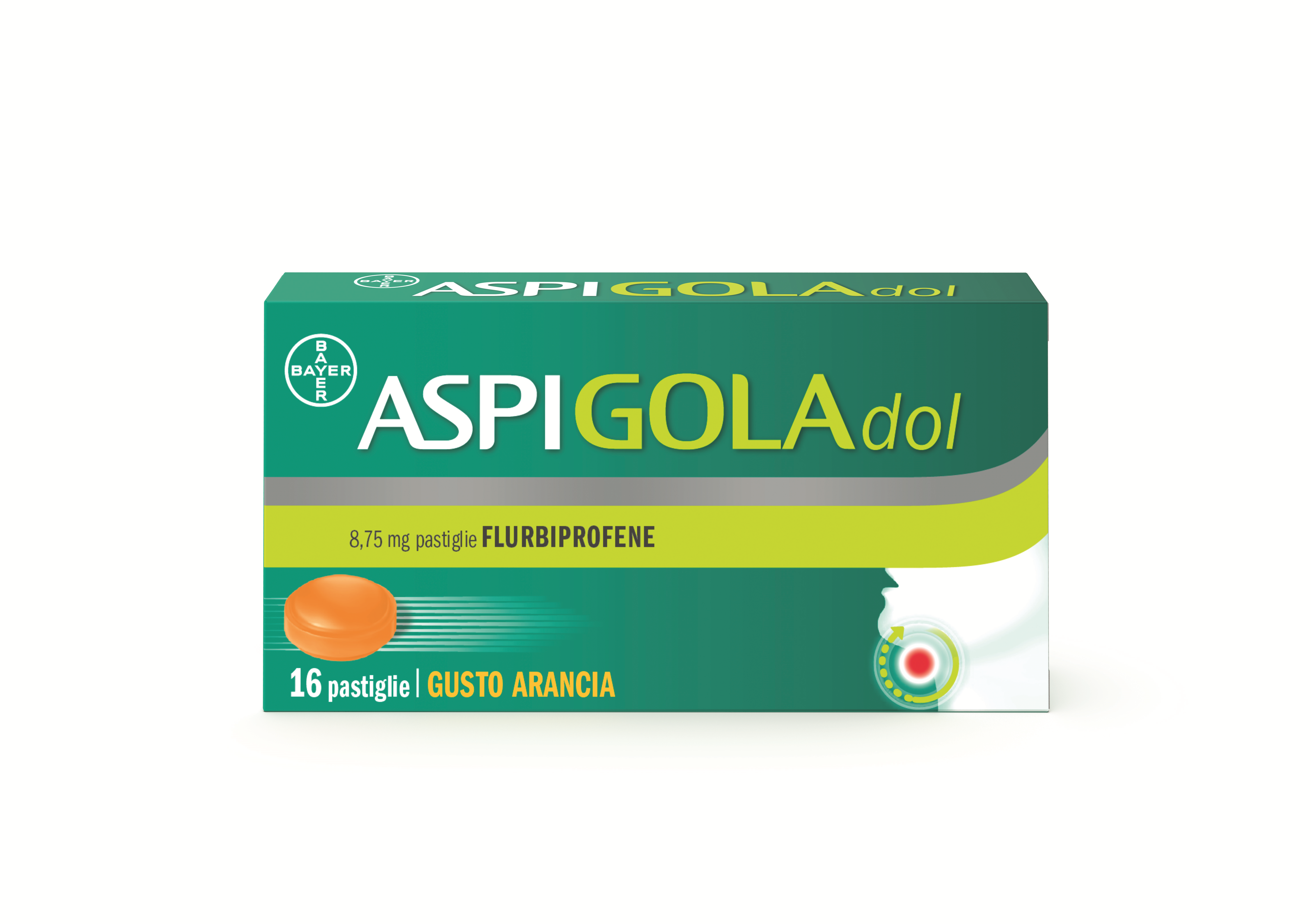 ASPIGOLADOL*16PASTL 8,75MG - farmachicca