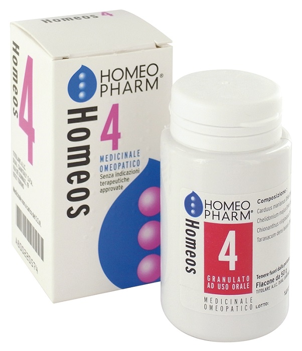 HOMEOS 4 GRANULI 50 G - farmachicca